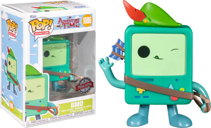 Adventure Time - BMO with Bow US Exclusive Pop! Vinyl #1086