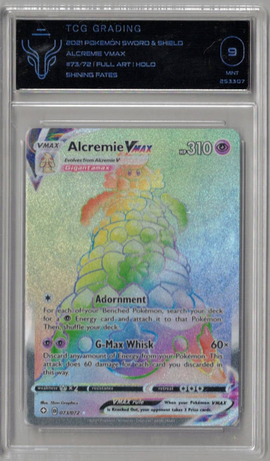 2021 Pokemon Sword & Shield 73 FA/Alcremie Vmax - TCG 9 | Ozzie Collectables 2021 Pokemon Sword & Shield 73 FA/Alcremie Vmax - TCG 9 | Ozzie Collectables