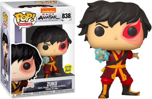 Avatar: The Last Airbender - Zuko with Lightning Glow US Exclusive Pop! Vinyl #838