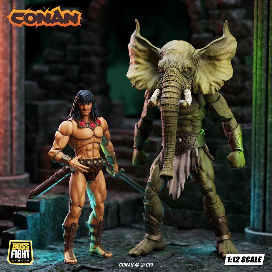 Conan: Tower of the Elephant - Young Conan and Yag Kosha Action Figure 2-Pack