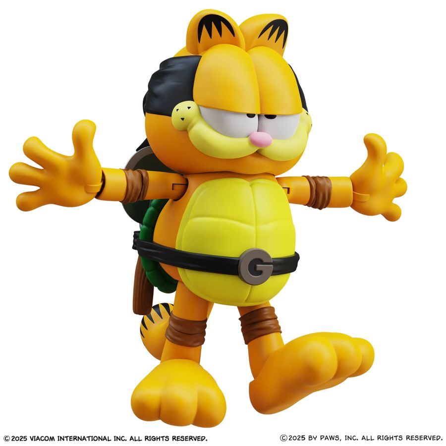 Garfield x Teenage Mutant Ninja Turtles - Garfello & Sidekick Odie Figure 2-Pack