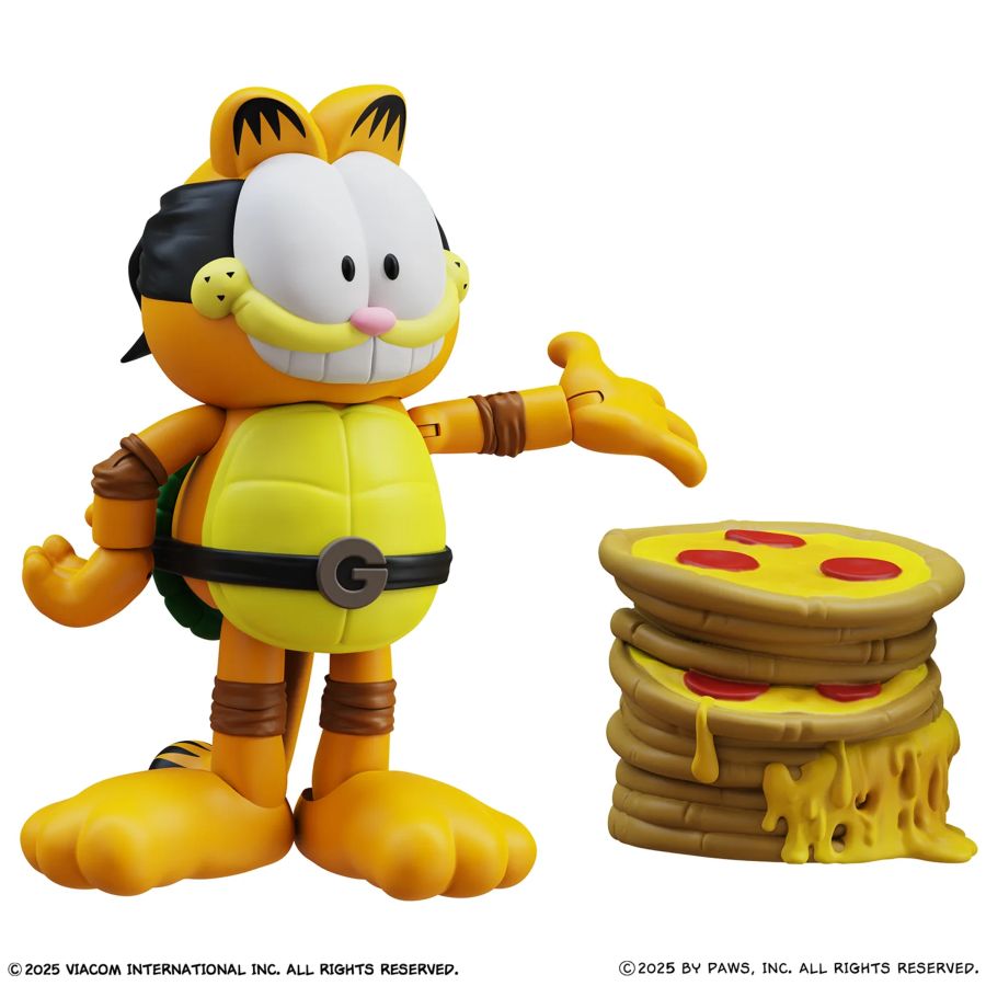 Garfield x Teenage Mutant Ninja Turtles - Garfello & Sidekick Odie Figure 2-Pack