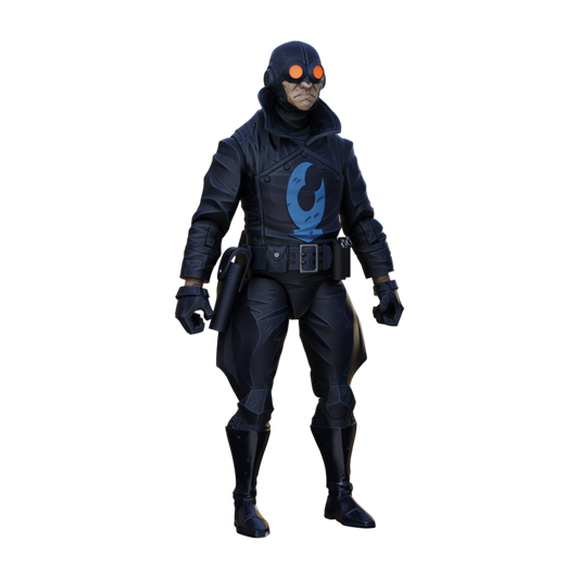 Hellboy - Lobster Johnson (The Iron Prometheus) 1:12 Scale Action Figure (Wave 1)