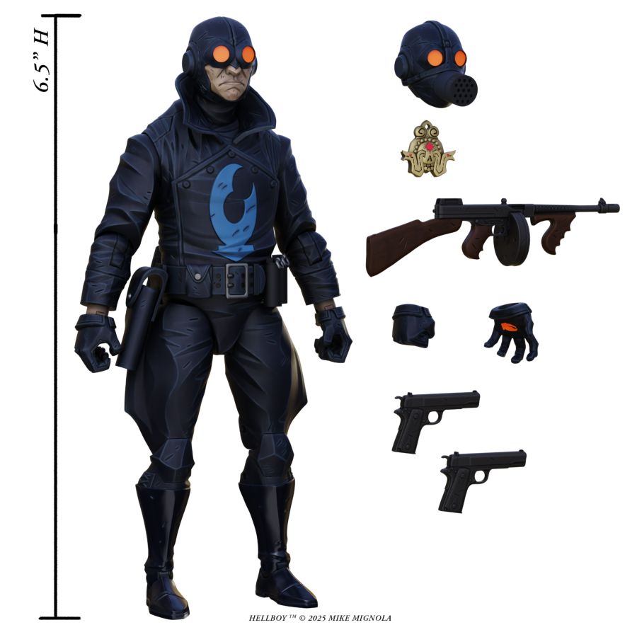Hellboy - Lobster Johnson (The Iron Prometheus) 1:12 Scale Action Figure (Wave 1)