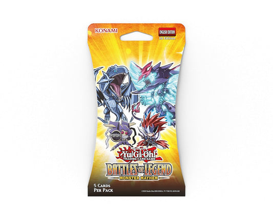 YuGiOh Battles of Legends: Monster Mayhem 5 x card Blister