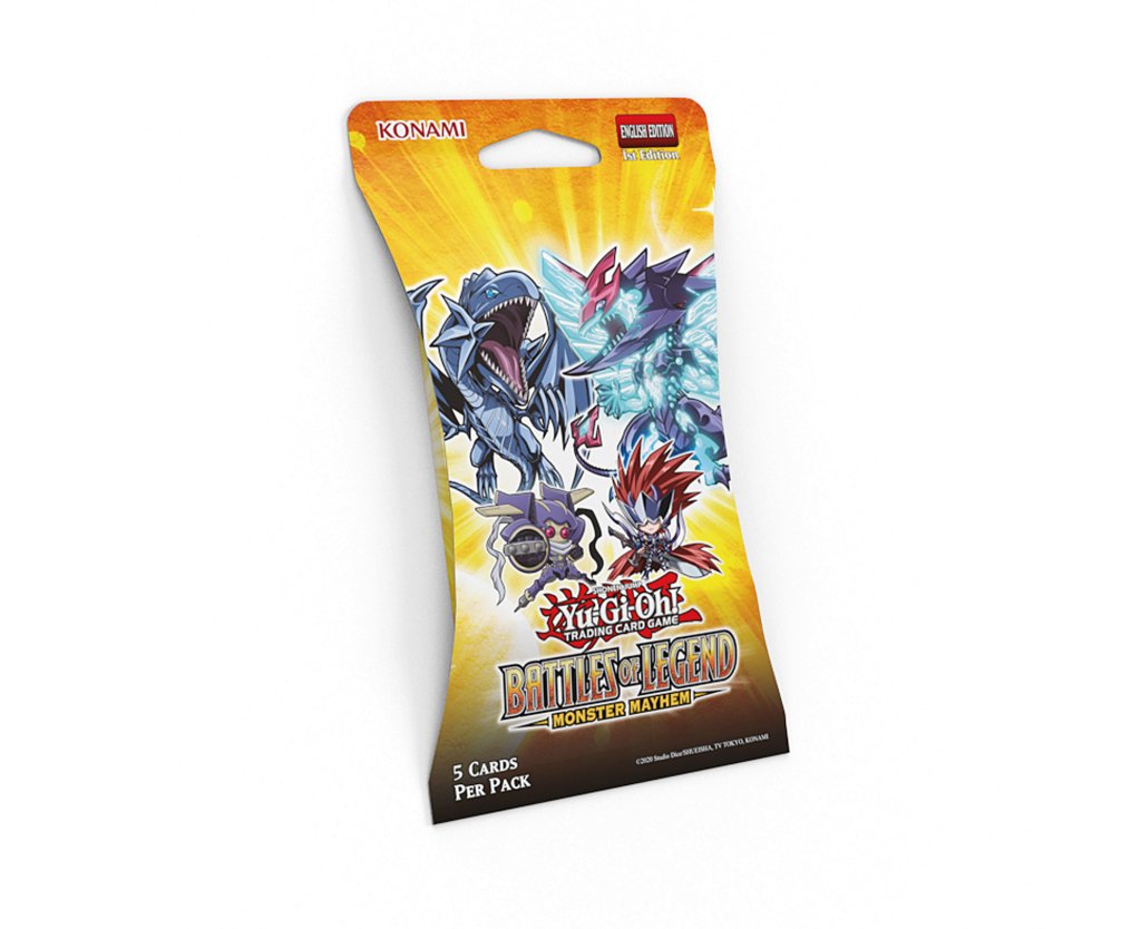 YuGiOh Battles of Legends: Monster Mayhem 5 x card Blister