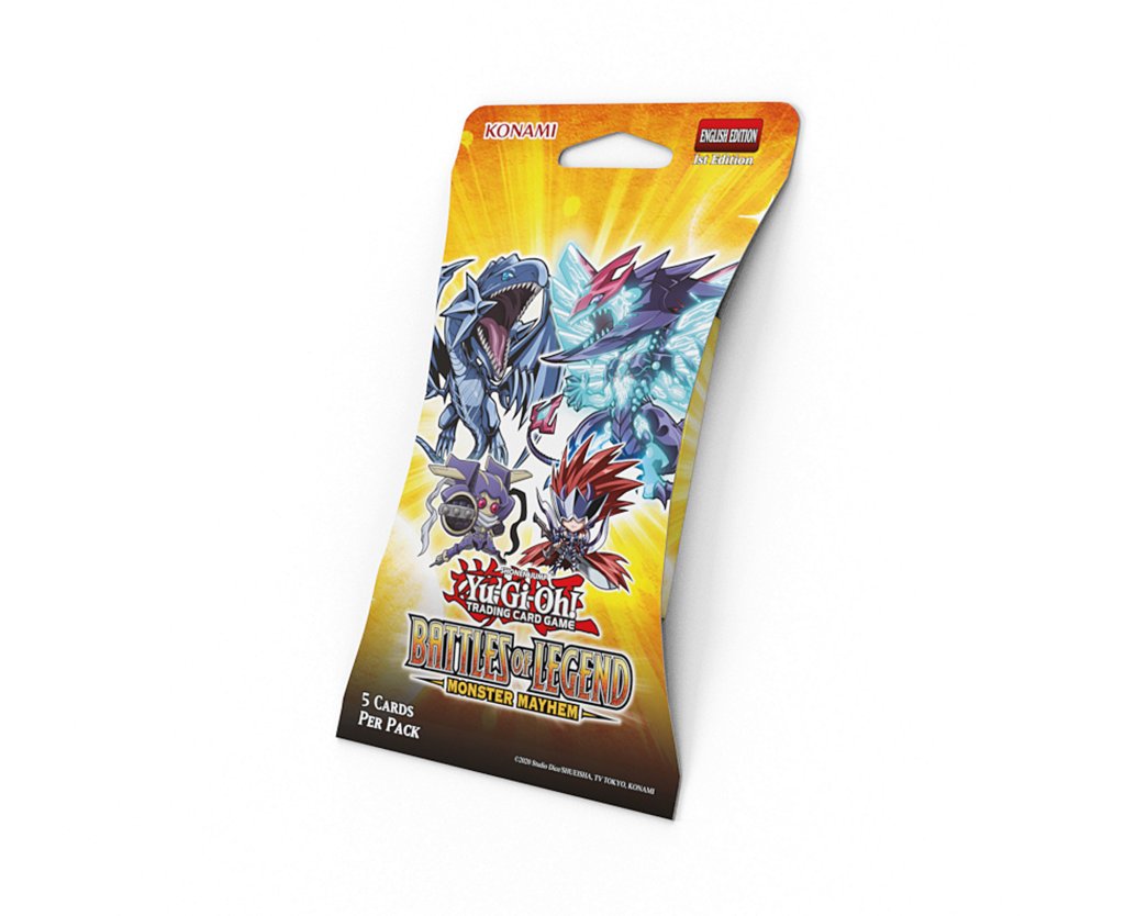 YuGiOh Battles of Legends: Monster Mayhem 5 x card Blister