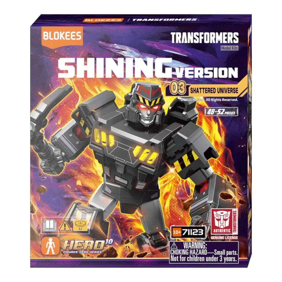 Transformers - Shattered Universe "Shining Version" Blind Box 6ct CDU