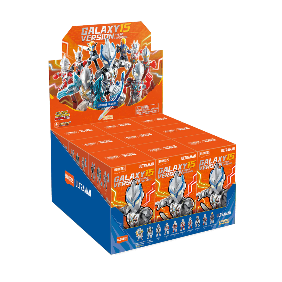 Ultraman - Galaxy Version GV15 "Hybrid Evolution" Blind Box (Display of 9)
