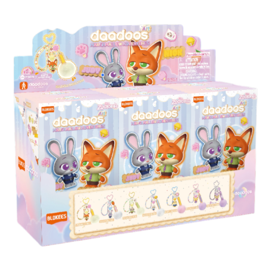 Zootopia - Marshmallow Adventures daadoos Art Series 1 Blind Box Model Kit (Display of 6)