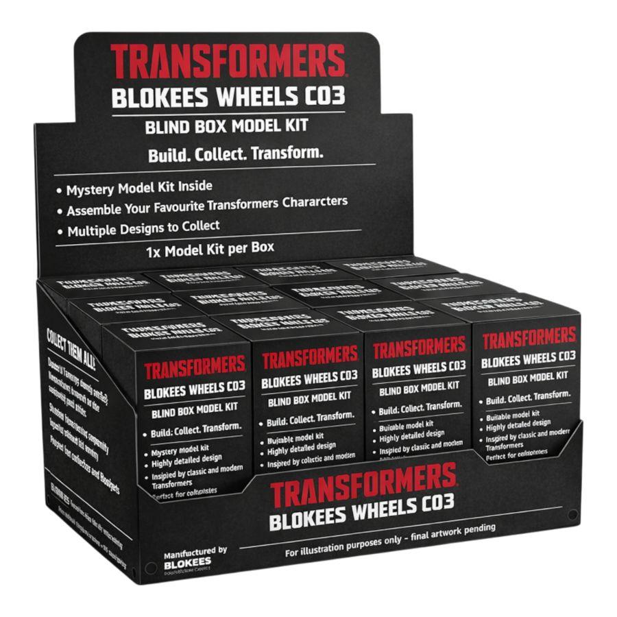 Transformers - Transformers Blokees Wheels C03 Blind Box Model Kit (Display of 12)