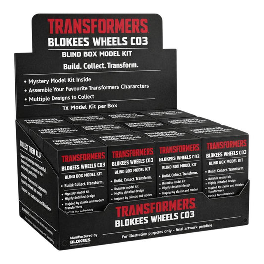 Transformers - Transformers Blokees Wheels C03 Blind Box Model Kit (Display of 12)
