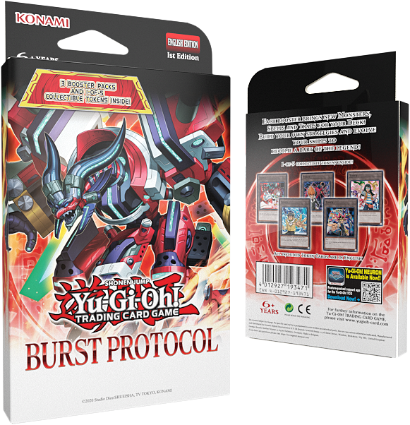 YuGiOh! TCG Burst Protocol - 3 Booster Tuck Box
