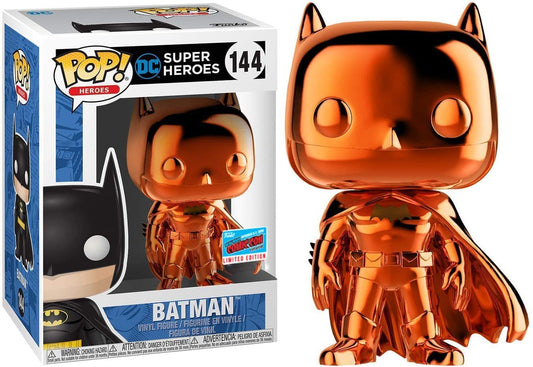 Batman - Orange Chrome Batman 2018 NYCC Pop! Vinyl #144