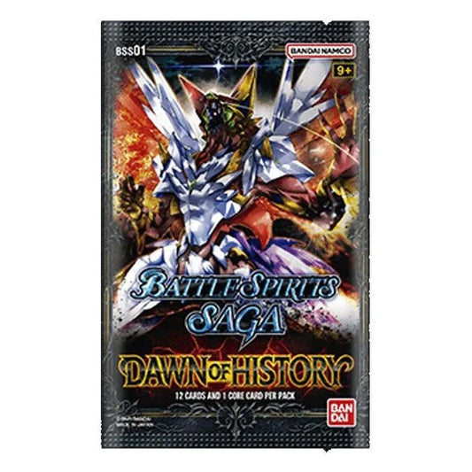 Battle Spirits Saga Card Game Set 01 Dawn of History Booster Pack