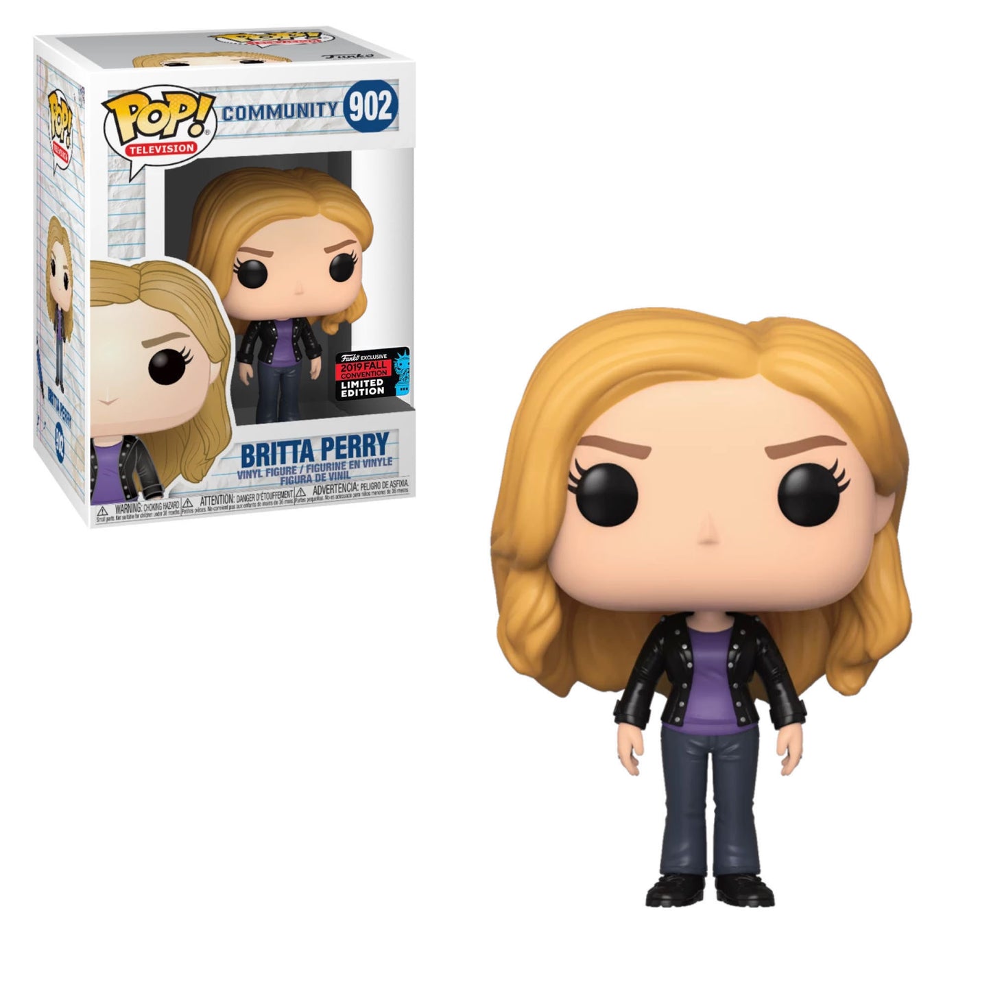 Community - Britta Perry 2019 NYCC Funko Stickered Exclusive Pop! Vinyl #902