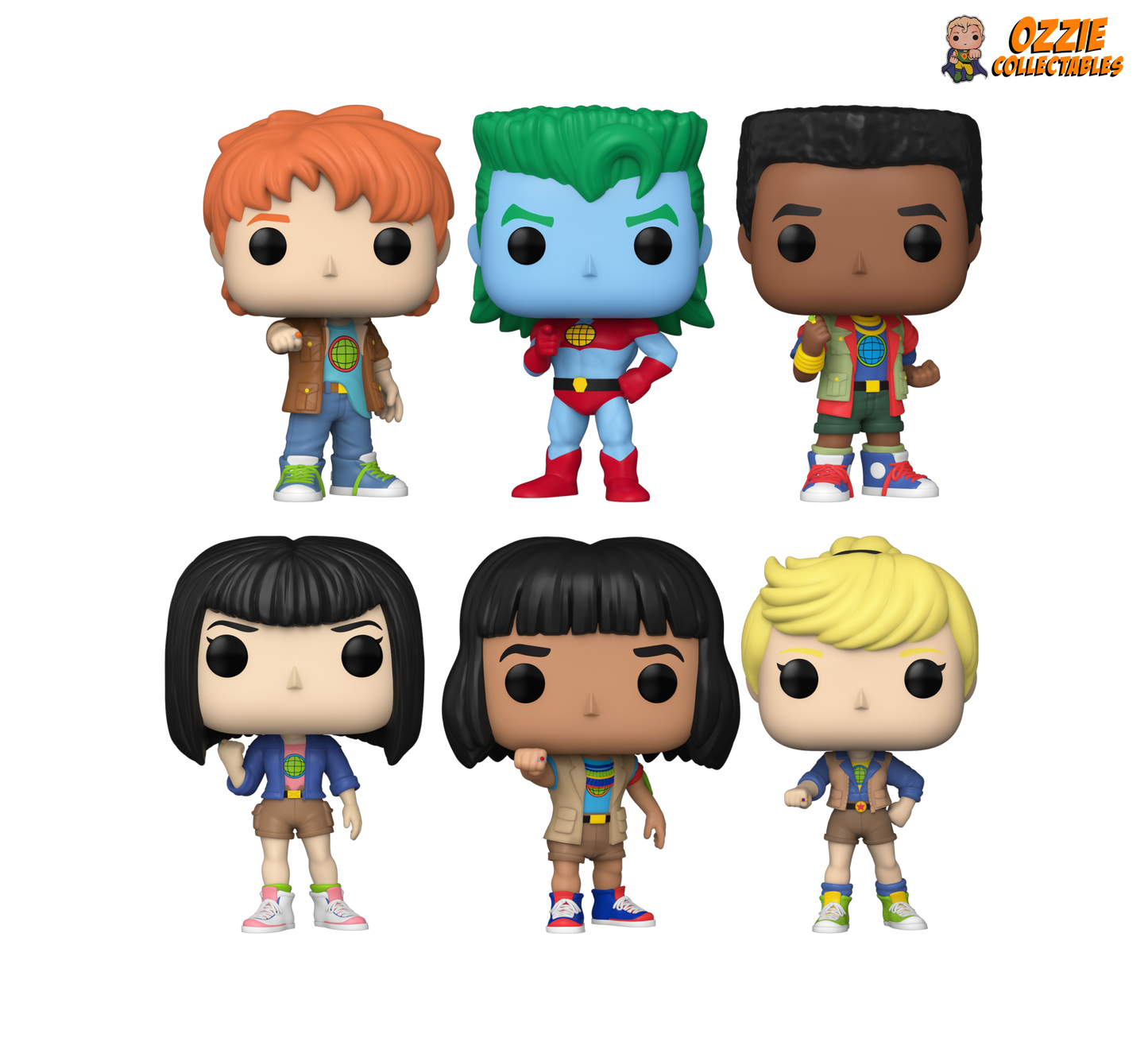 Captain Planet Bundle - 6 POP! Vinyls