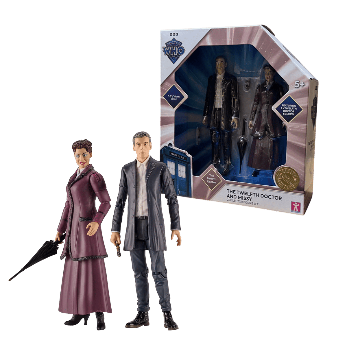 Doctor Who - Twelfth Doctor & Missy Vortex Edition Figure Set