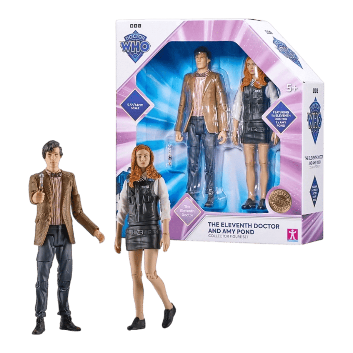Doctor Who - Eleventh Doctor & Amy Pond Collector Figure Set