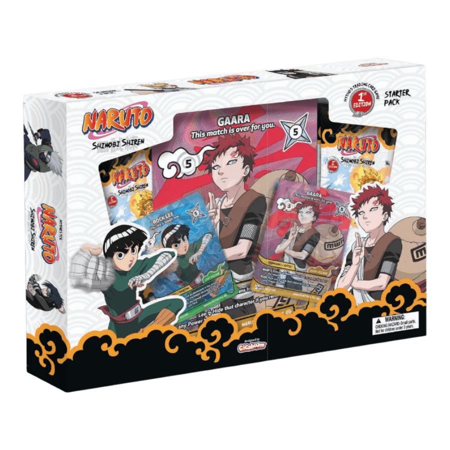 Naruto Mythos TCG - Shinobi Shiren " Kakashi vs Zabuza" (1st Edition) Starter Deck (Display of 9