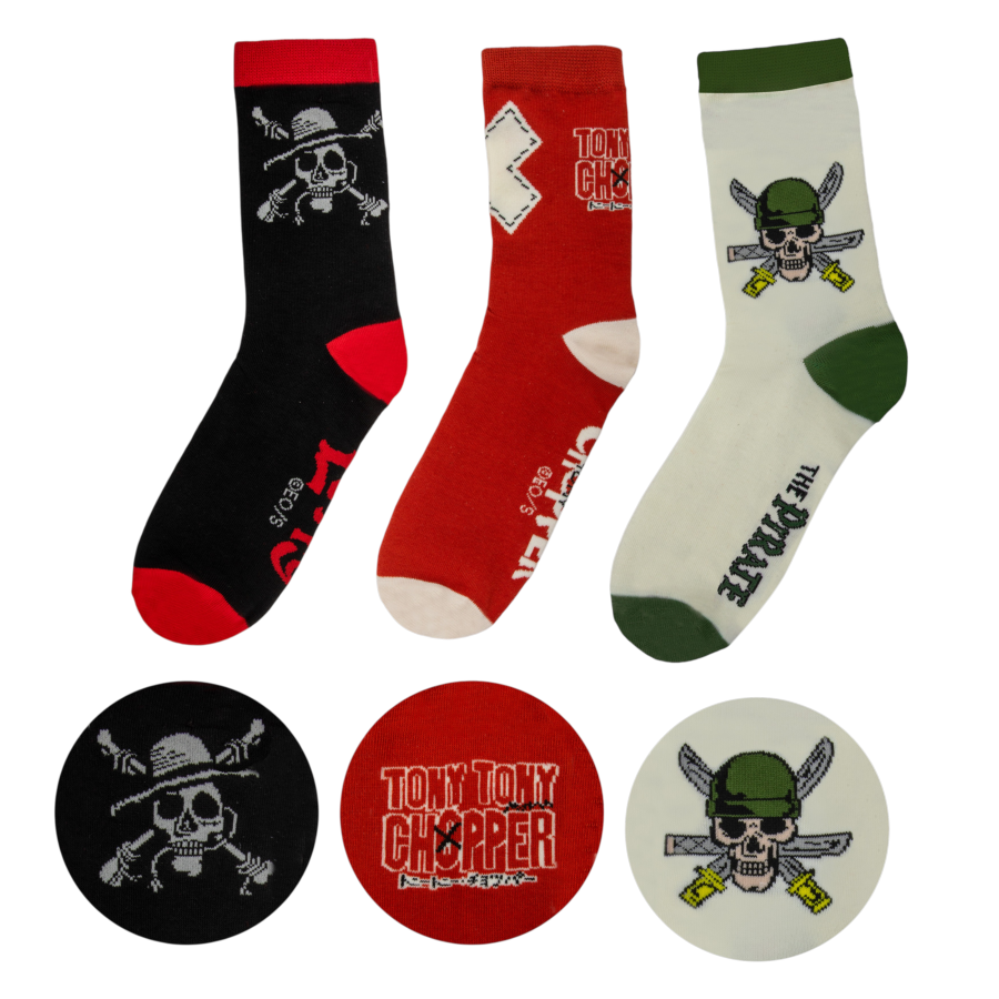 One Piece (2023) - 3 Piece Sock Set