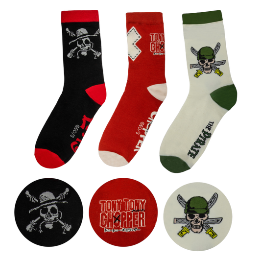 One Piece (2023) - 3 Piece Sock Set