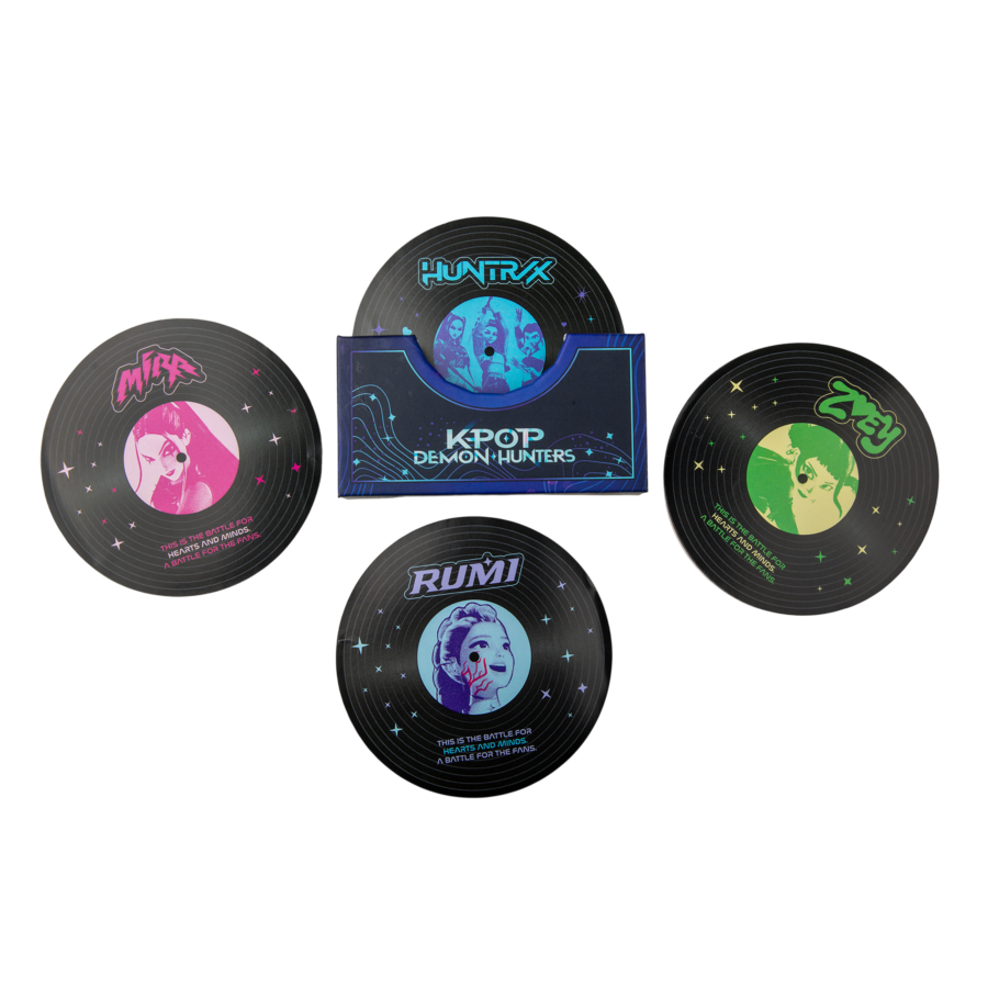 Cinereplicas: K-Pop Demon Hunters - Hunters & Demons Soundtrack Coasters ( Set of 4) (CR4120)