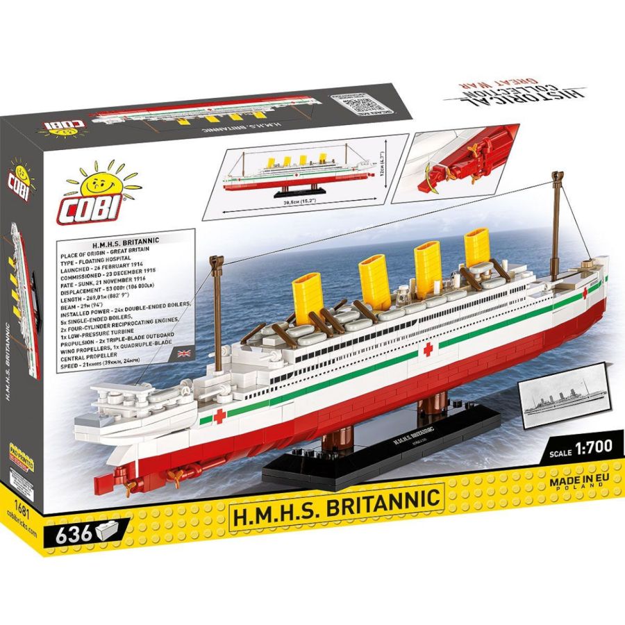 Ships - H.M.H.S. Britannic (636 Pcs)