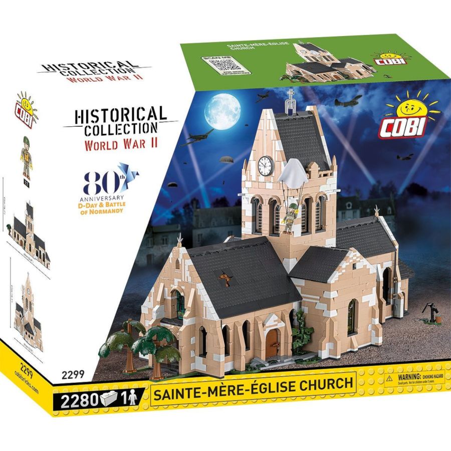 World War 2 - Sainte-Mere-Eglis Church (2280 Pcs)