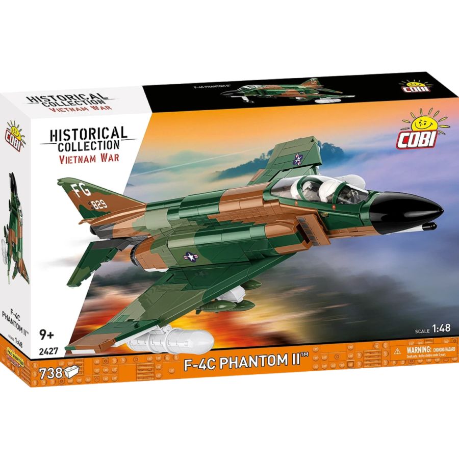 Vietnam War - F-4F Phantom II Brick Kit (738 Pieces)