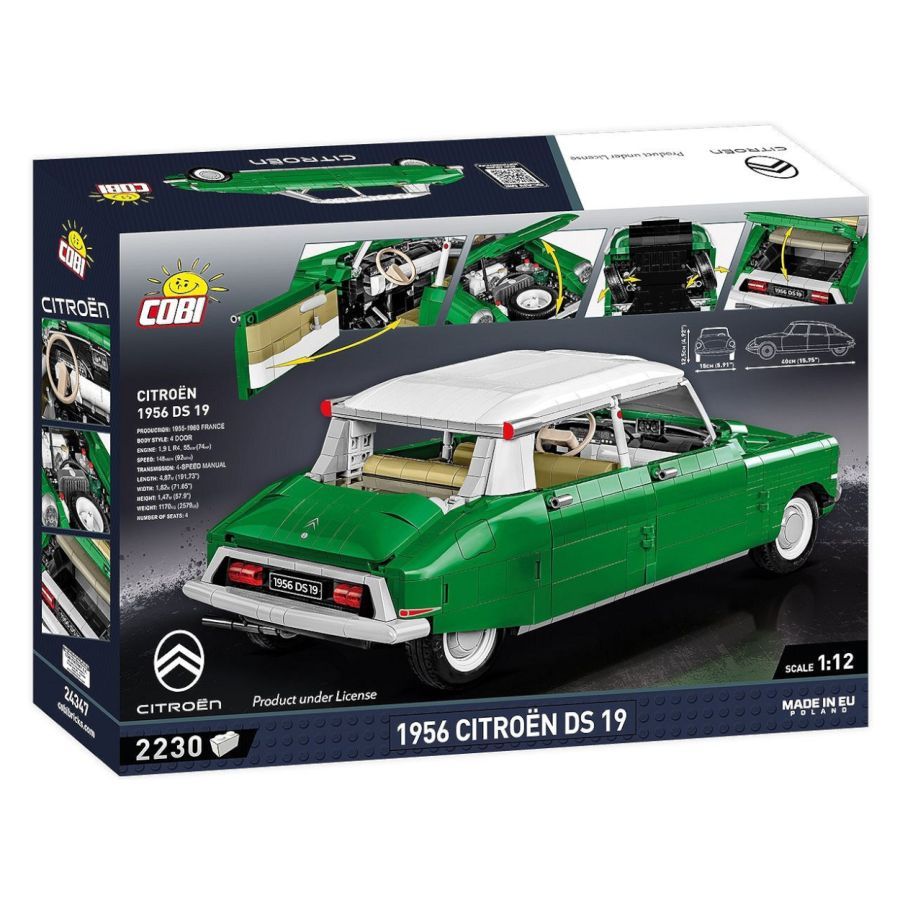 Cobi - 1956 Citroen DS 19 (2230 Piece Kit)