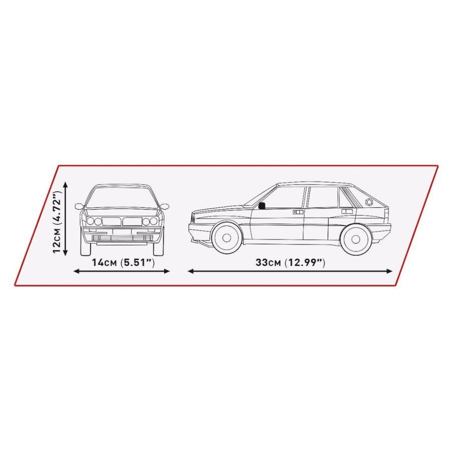 Cobi - Lancia Delta HF Integrale (2068 Piece Kit)