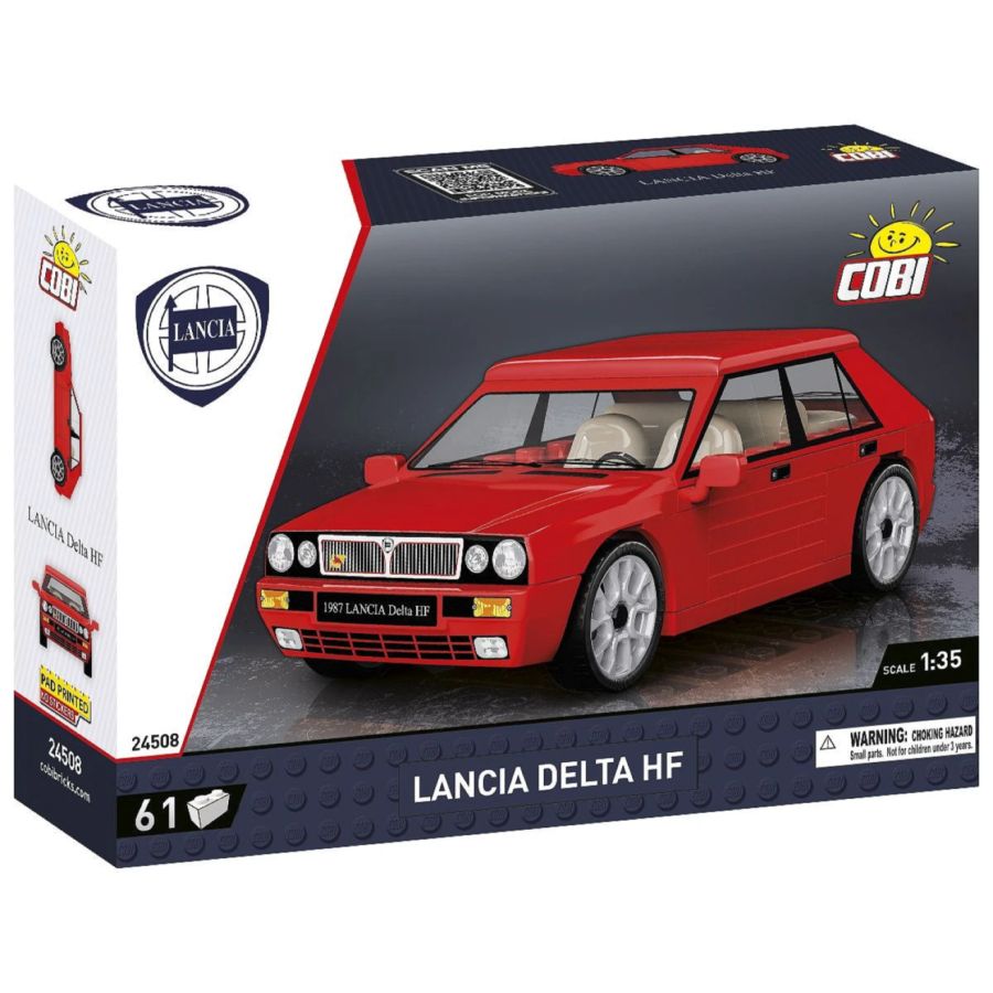 YoungTimer - Lancia Delta HF (Red) Brick Kit (61 Pieces)