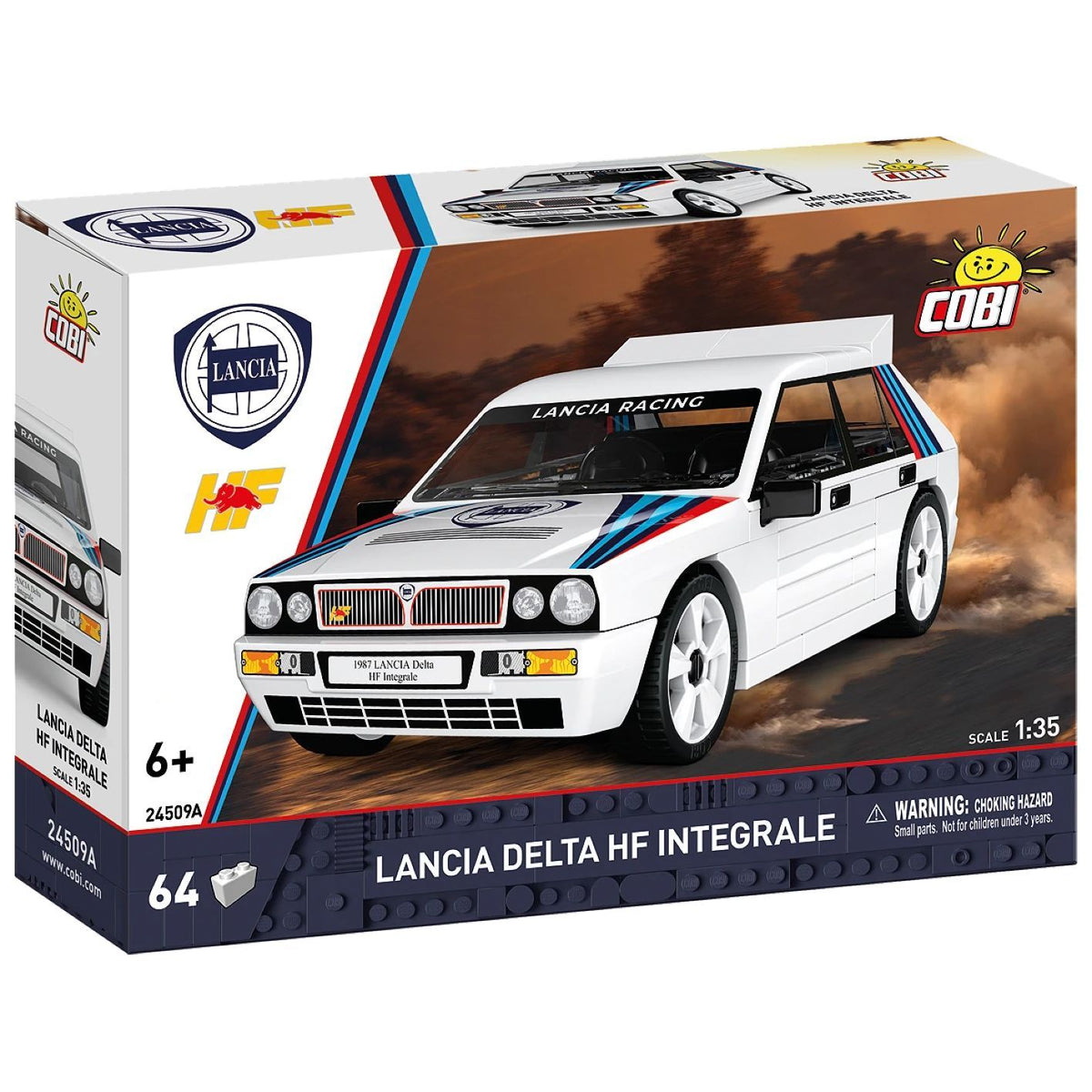 YoungTimer - Lancia Delta HF Integrale Construction Brick Set (63 Pieces)