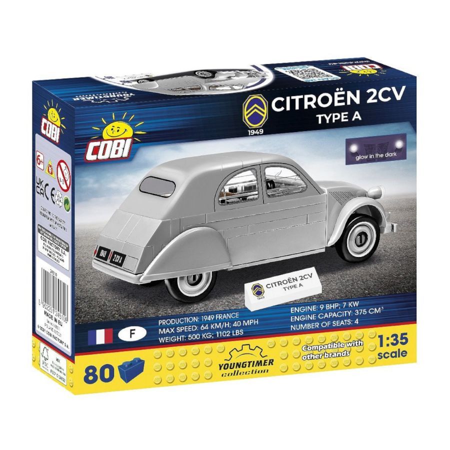 Cobi - Citroen 2CV Type A (80 Piece Kit)