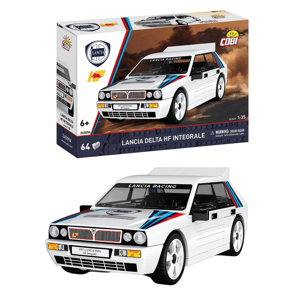 YoungTimer - Lancia Delta HF Integrale EVO 1991 Construction Brick Set (61 Pieces)