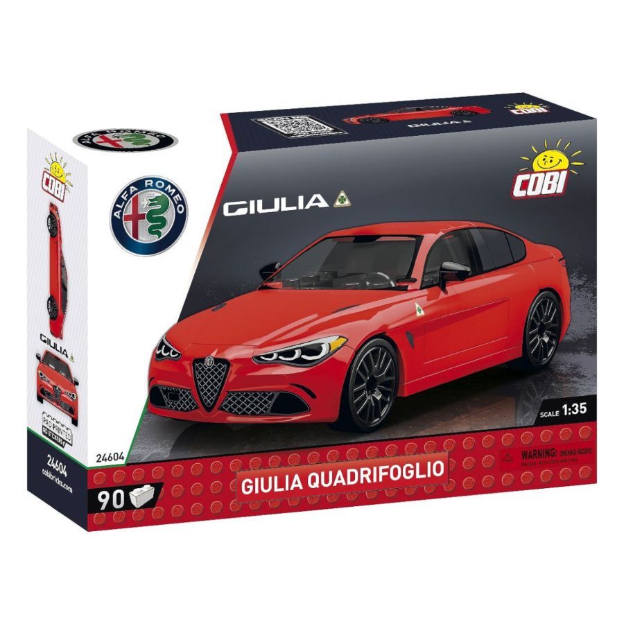 Cobi - Alfa Romeo "Red" Giulia Quadrifoglio (90 Piece Kit)