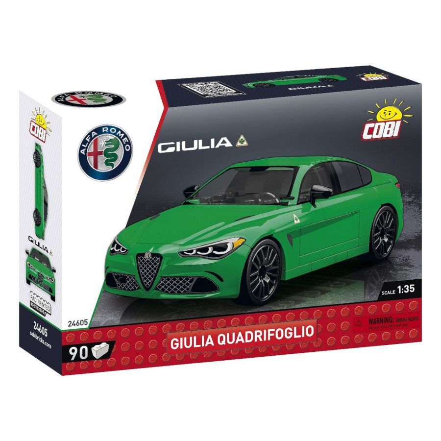 Cobi - Alfa Romeo "Green" Giulia Quadrifoglio (90 Piece Kit)