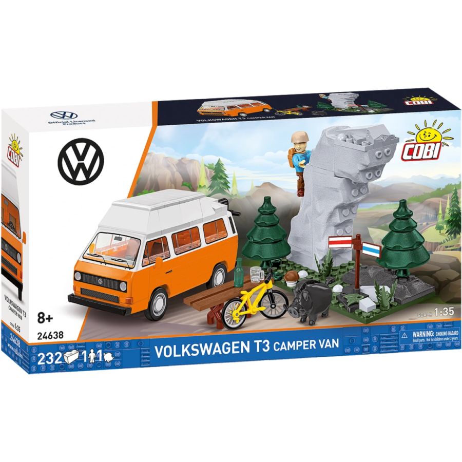 Volkswagen - T3 Camper Van Brick Kit (240 Pieces)