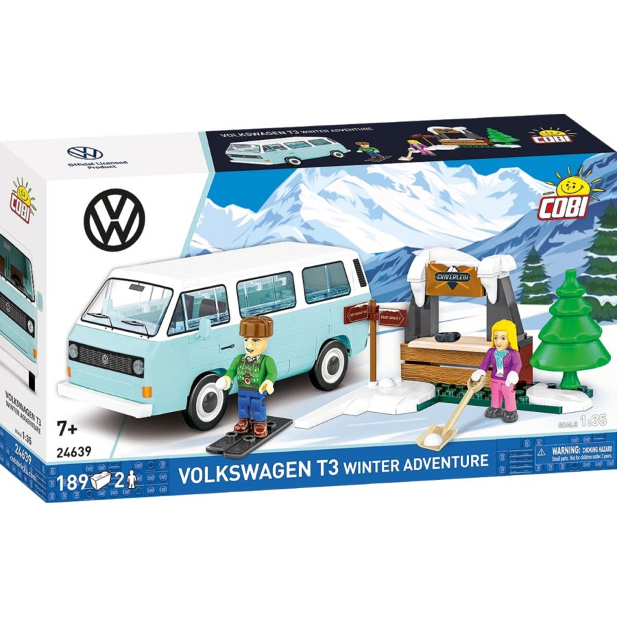 Volkswagen - Winter Adventure with VWT3 Brick Kit (221 Pieces)