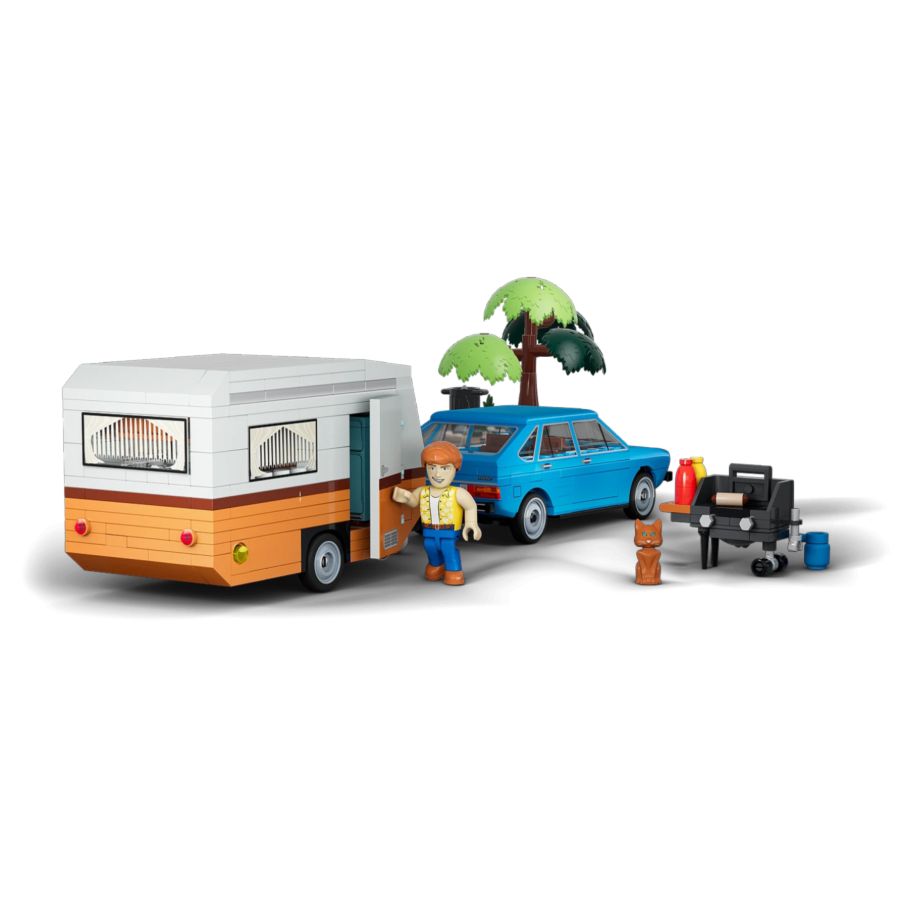 Volkswagen - Passat B1 with Caravan Brick Kit (361 Pieces)