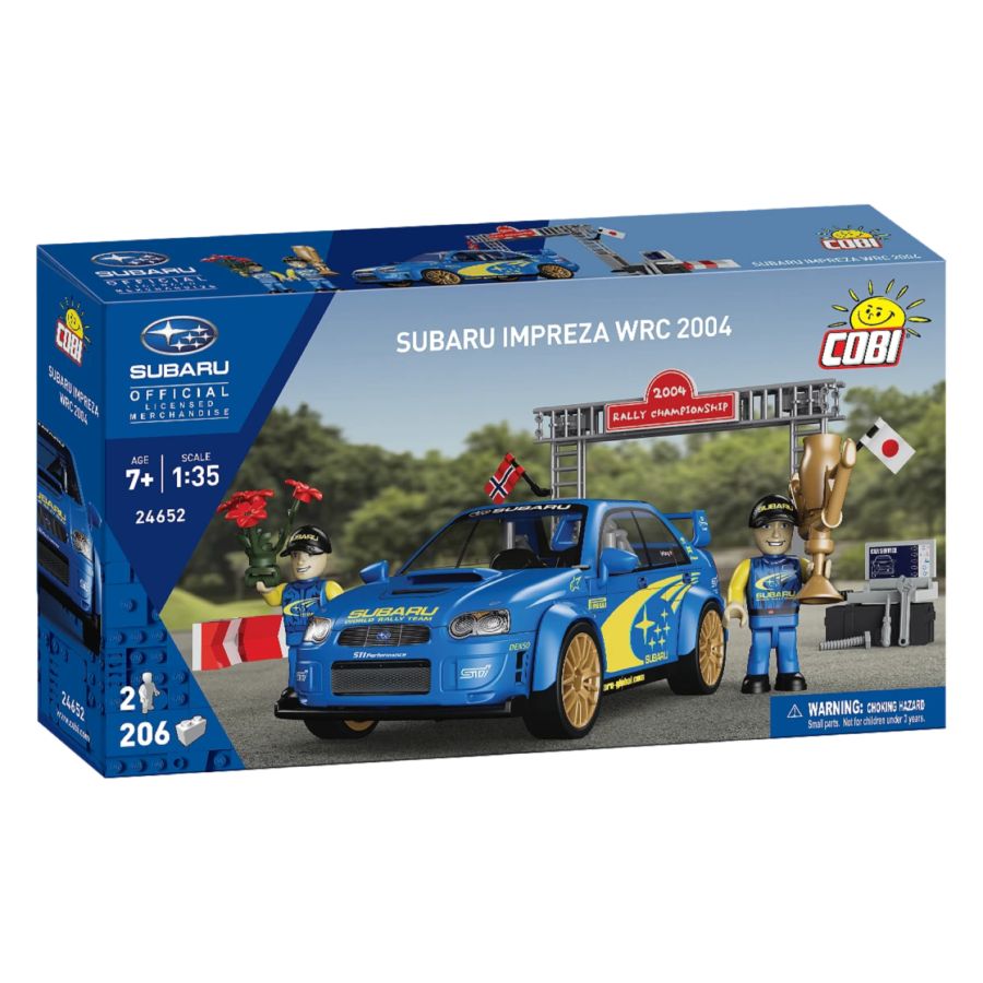 Subaru - Impreza WRC 2004 Brick Kit (212 Pieces)