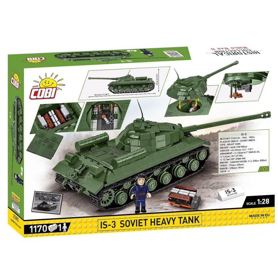 WW2 - IS-3 Soviet Heavy Tank (1170 Pcs)