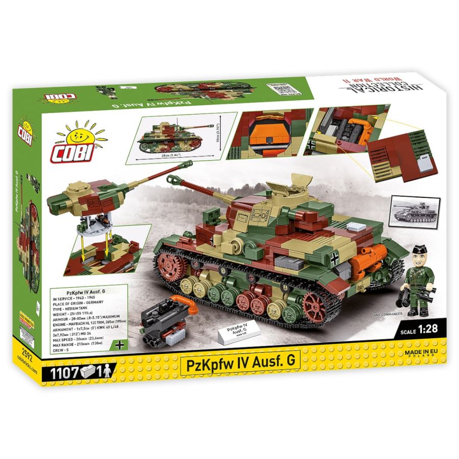 WW2 - PzKpfw IV Ausf.G (1107 Pcs)