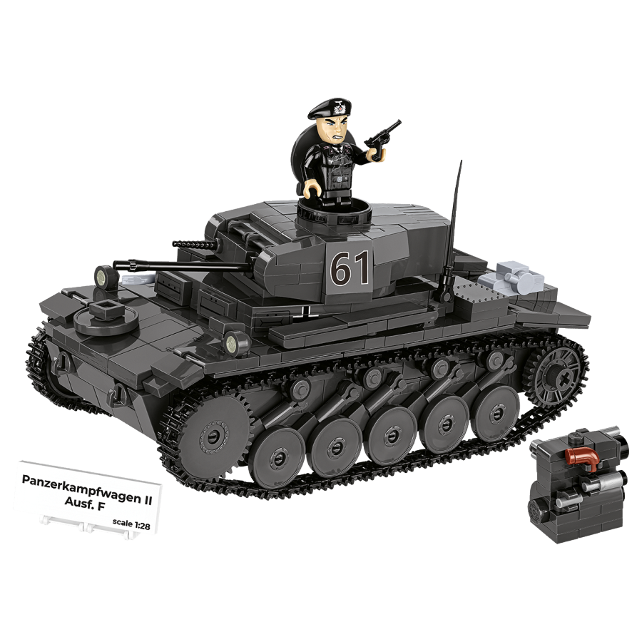 WW2 - Panzerkampfwagen II Ausff (813 Pcs)