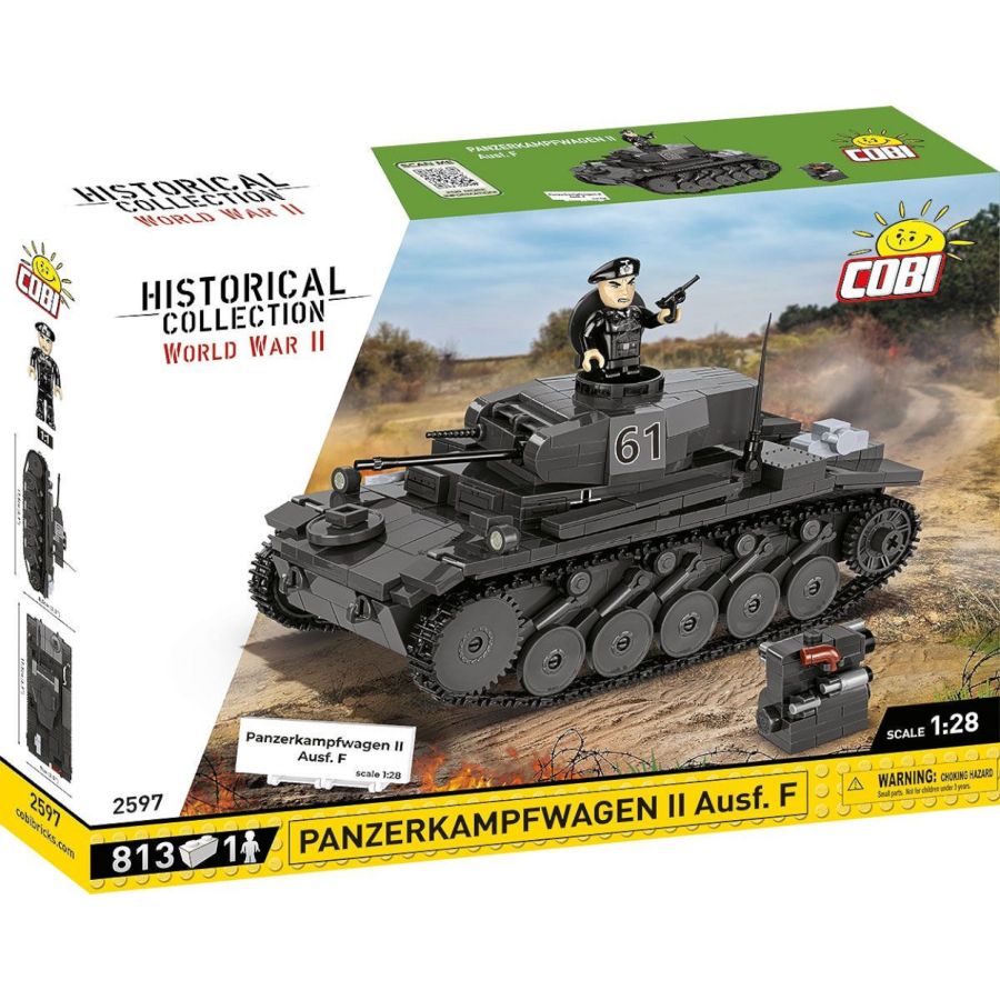 WW2 - Panzerkampfwagen II Ausff (813 Pcs)