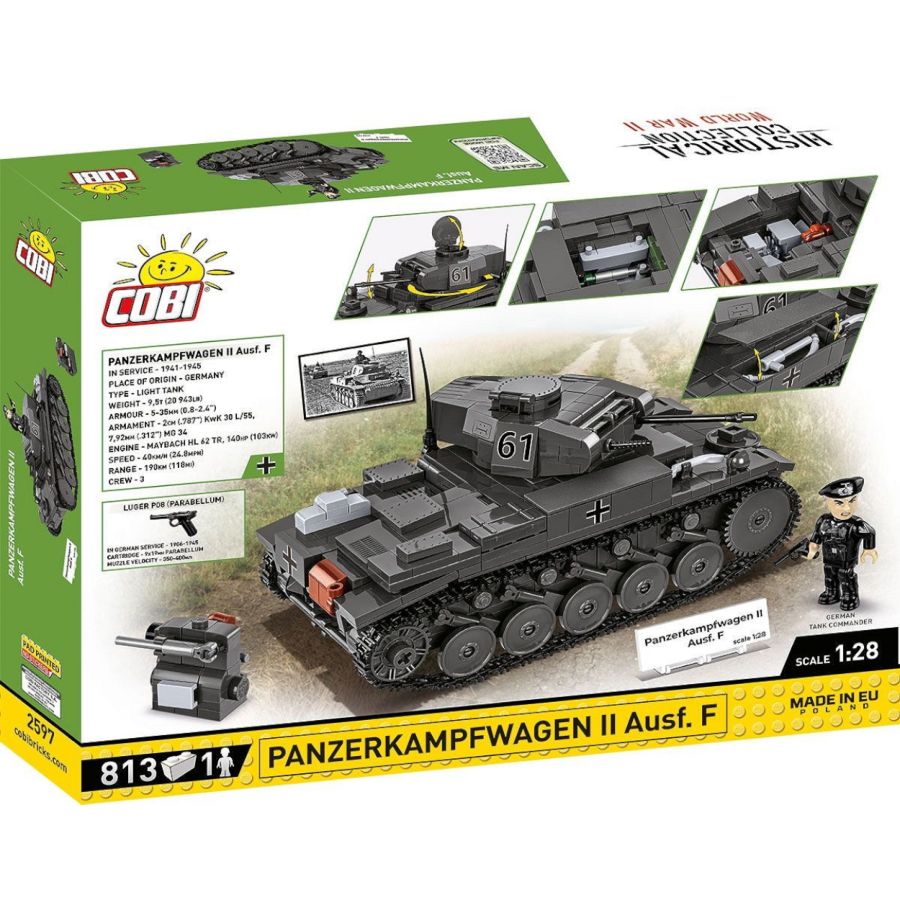WW2 - Panzerkampfwagen II Ausff (813 Pcs)
