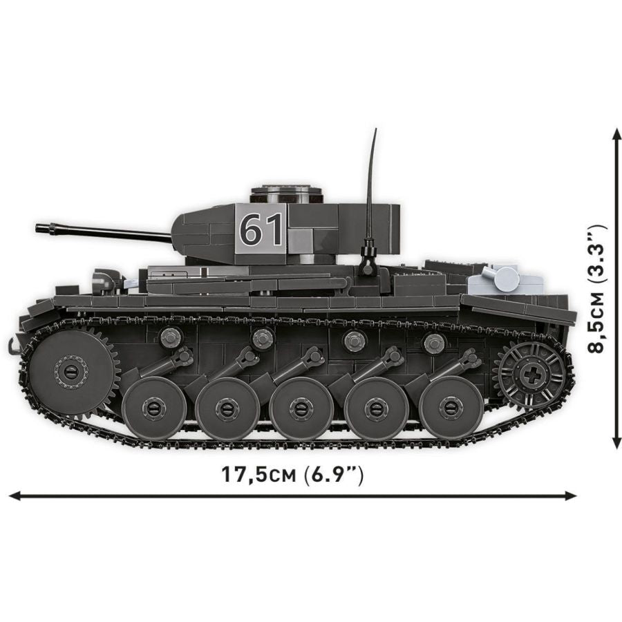 WW2 - Panzerkampfwagen II Ausff (813 Pcs)