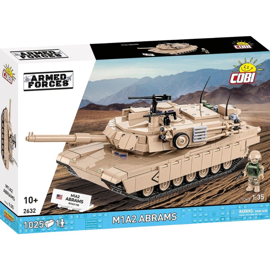 Armed Forces - M1A2 Abrams 1:35 US Brick Kit (1000 Pieces)