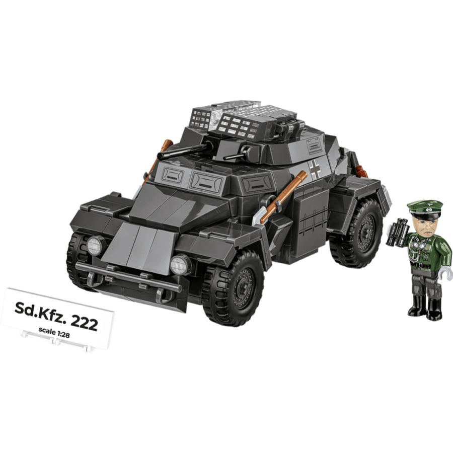 World War 2 - Sd.Kfz. 222 Brick Kit (502 Pieces)